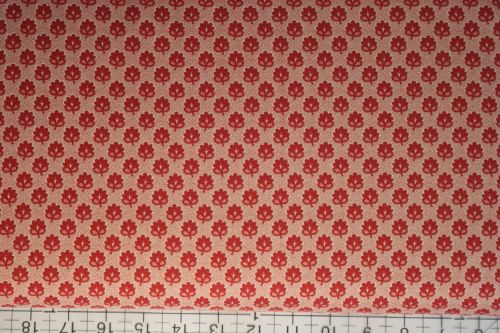 RUE INDIENNE MO1368514 SMALL FLOWER ON RED